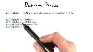 Debugging Shaders - Interactive 3D Graphics