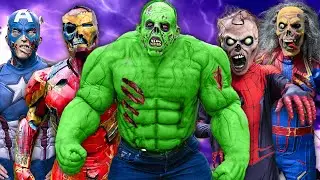 Zombie Superheroes at Halloween!!