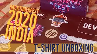 HacktoberFest 2020 swag Unpacking- India