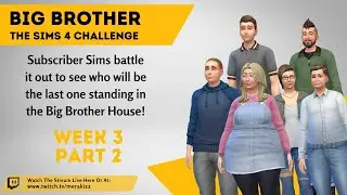 🎮 Big Brother Sims Challenge | Week 3 | Part 2 | Midnight Dancing & Total Social Meltdown 😭🔥
