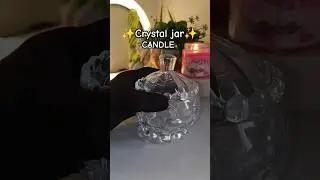 Crystal jar candle#shorts#candlemaking#scentedcandles#youtubeshorts#viralvideo #trending