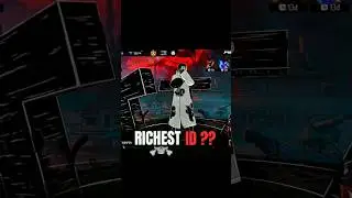 RICHEST🤑 FREE FIRE ID🔥 #freefire #shortsfeed #freefireclips