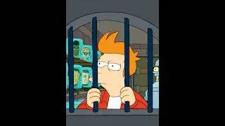 When Bender Meets Unbendable Bars #futurama #cartoon #funny #movie