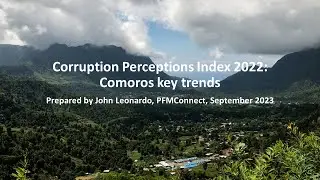 Corruption Perceptions Index 2022 Comoros key trends