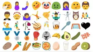 📱 All New Android Nougat Preview 2 Emojis (Unicode 9)