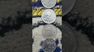 Lots of Malaysia 5 Sen 2002(AH 1424) Currency Coins-02