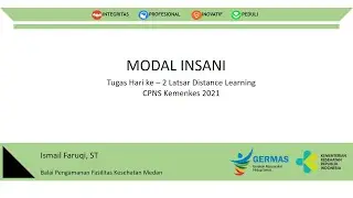 Jounal Learning 2 - Latsar Distance Learning || Ismail Faruqi, ST || BPFK Medan || Kemenkes RI