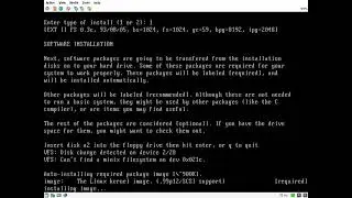 [Take 1] Failing to install Slackware 1.01 in 86box
