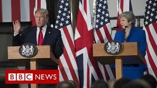 Day Two of President Trump’s UK visit - BBC News