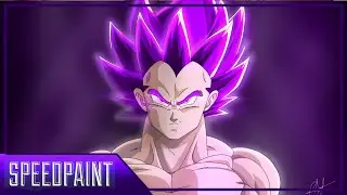 GOD OF DESTRUCTION VEGETA | Dragon Ball Super Speedpaint