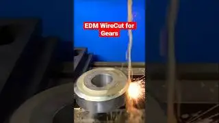 EDM Wirecut for gear Manufacturing #edmmachine #edm #wirecutting #wirecuttingmachine #wirecut