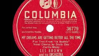 1945 HITS ARCHIVE: My Dreams Are Getting Better All The Time - Les Brown (Doris Day voc) (#1 record)