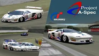 Vector M12 GT2 BREAKS into the GT500 Championship! | Gran Turismo 2 Project A-Spec Gameplay