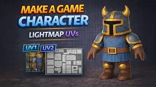 Creating Lightmap UVs in Maya (2nd UV Set for Games)