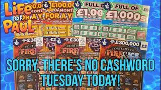£35 mix of National Lottery scratch cards.