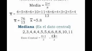 How to calculate the Mean, Median and Mode for non-grouped data?