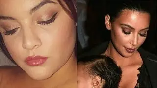 Kim Kardashian Bronze Smokey Eye