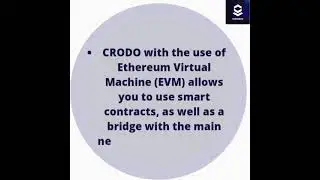 The interest of @Crodo_io is to bring together real users of the Cronos project.