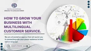 How to grow your business with multilingual customer service.|| #mayraenterprise.
