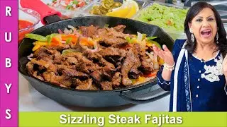 Sizzling Steak Fajitas Recipe in Urdu Hindi - RKK