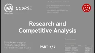 1. Research and competitive analysis: How to redesign a website