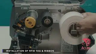 ZEBRA ZT410/411R RFID PRINTER - LOADING RFID TAG & RIBBON