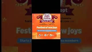 23 September se Start ho raha Festival of new Joy #offerzone #deals #offers