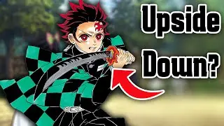 Why is Tanjiro's New Sword Upside Down?