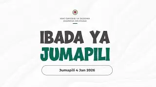 Ibada ya Jumapili - Ibada ya Kwanza - Jumapili 4.1.2026  Part 1
