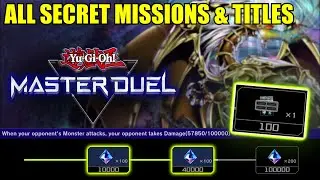 HOW TO UNLOCK ALL SECRET MISSIONS AND TITLES // MASTER DUEL GUIDE
