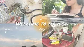 Vlog #1 | Painting a New Journal & Making Jewelry | Welcome Back To My Vlogs!