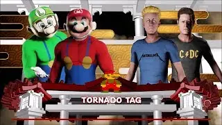 Super Mario Bros vs Beavis and Butthead WWE 2K18