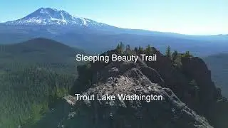Hiking Sleeping Beauty Trail : Drone footage   4K