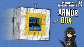 Ship Cockpit Encased in Armor Blocks Strength Test, Space Engineers 2