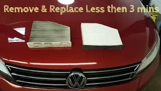 Как заменить салонный фильтр на Volkswagen Jetta 2016 года