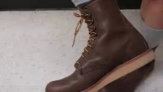 Red Wing 2941 Dark Chocolate Cache leather Farmer boot round toe