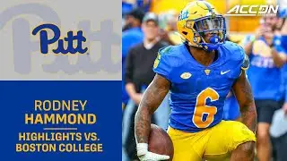 Pitt's Rodney Hammond Jr. Goes For 145 Yards & A Score
