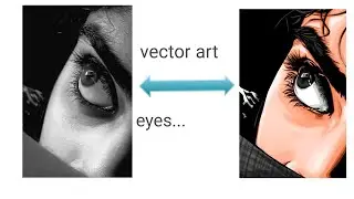 vector art eyes....