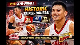 SAN MIGUEL vs GINEBRA | SCOTTIE's HISTORIC TRIPLE-DOUBLE | PBA SEMIFINALS - GAME 4 | January 11, '26