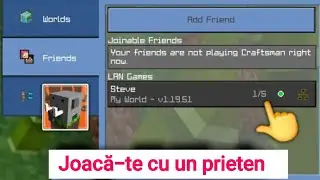 Craftsman Cum să joci multiplayer cu prietenii