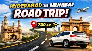 Hyderabad To Mumbai Road Trip | Hyderabad road trip | 750 KMS Non Stop 🛑 Lnmya