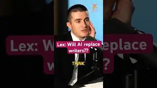 Lex: Will AI replace writers?? #lexfridman #lexfridmanpodcast #ai #writing #writers