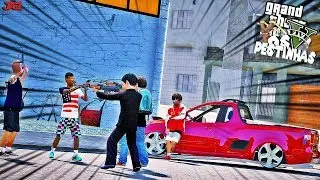 GTA V : OS PESTINHAS | ZÉ DROGUINHA DE MINI XJ6 E MINI MONTANA FICO DE FRENTE COM OS MANDADO | EP 32