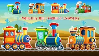 Can You Match the Right Locomotive? 🤔 Train Parts Guessing Game🧩🚄 | Funny Challenge