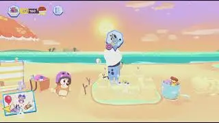 Bluey: The Videogame Pavlova Cake Beach Sandcastle