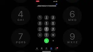 I phone keypad