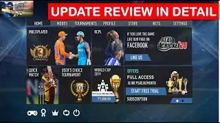 Real Cricket 20 Update | Full Review | RC20 New Update | DEC 2020 With Camerafi Live