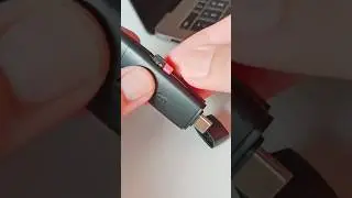 Inserting micro SD to access data via memory Card reader adaptor to USB type C #shorts