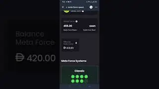 Metaforce Update, Showing Balance (Claimable)