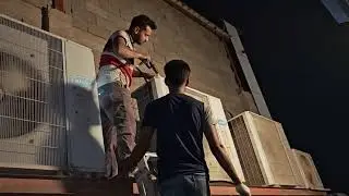 Carrier Concealed Ductable AC Service full process
